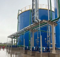 Tanque de água bruta